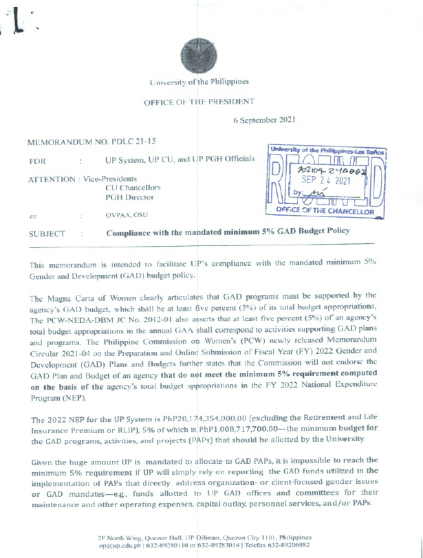 PDLC Memo HGDG